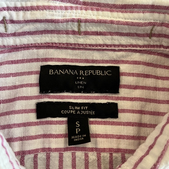 Banana Republic Linen Short-Sleeve Shirt - Picture 2 of 5